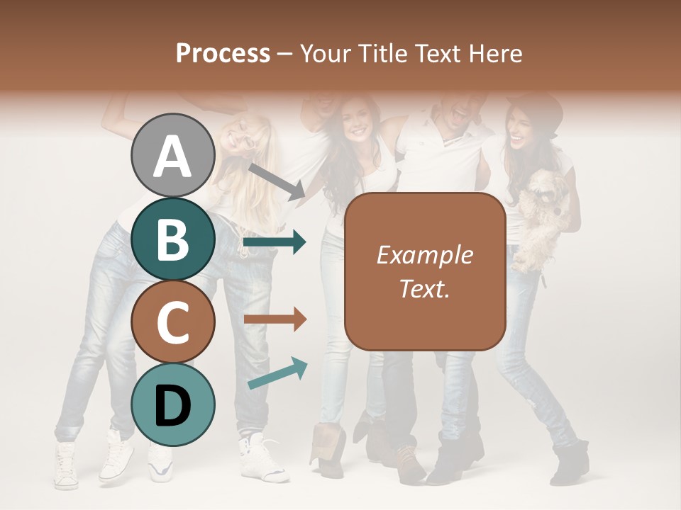 Walk Male Copy Space PowerPoint Template