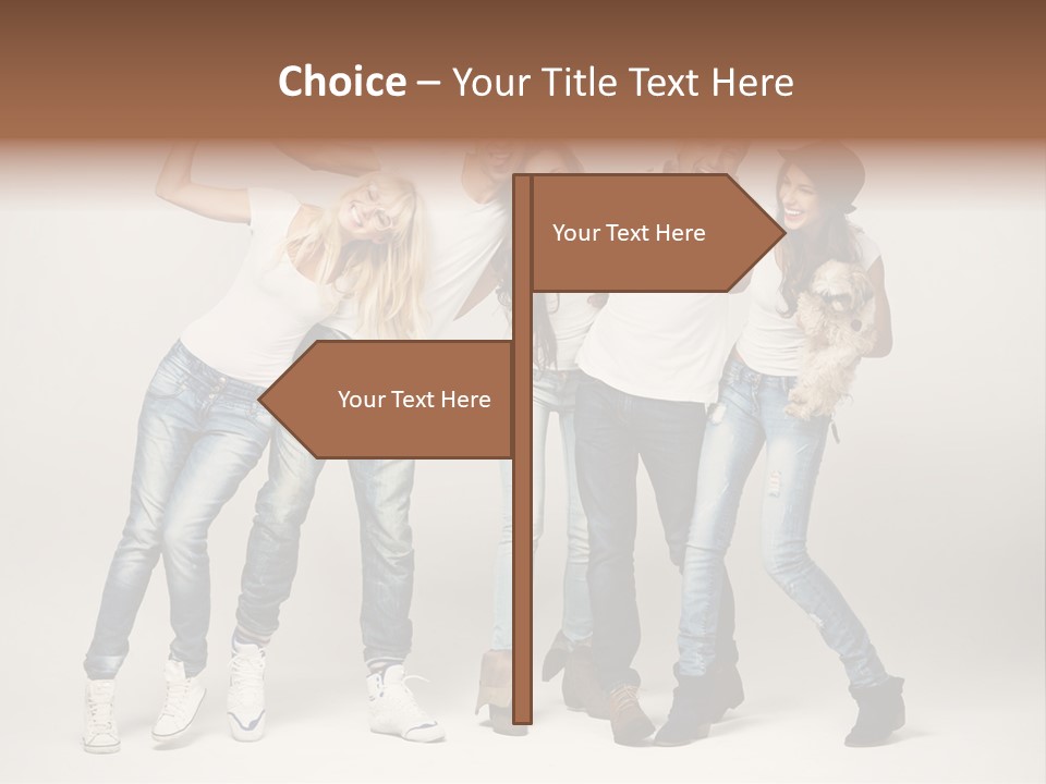 Walk Male Copy Space PowerPoint Template