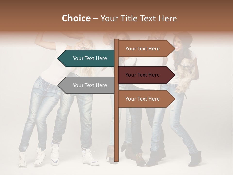 Walk Male Copy Space PowerPoint Template