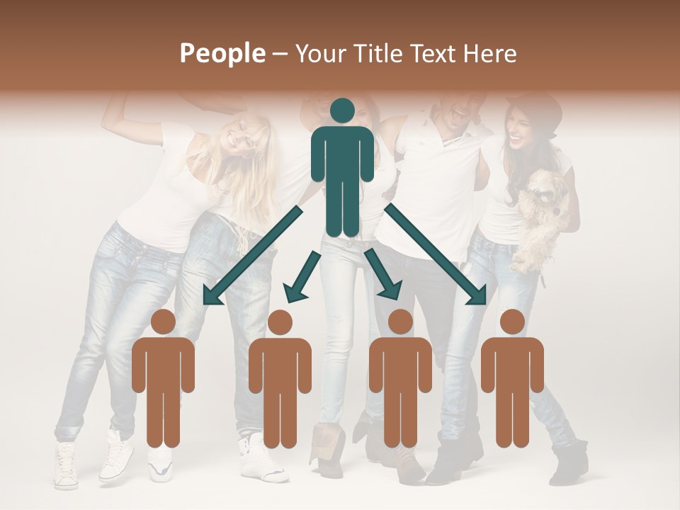 Walk Male Copy Space PowerPoint Template