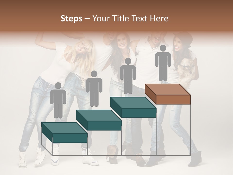 Walk Male Copy Space PowerPoint Template