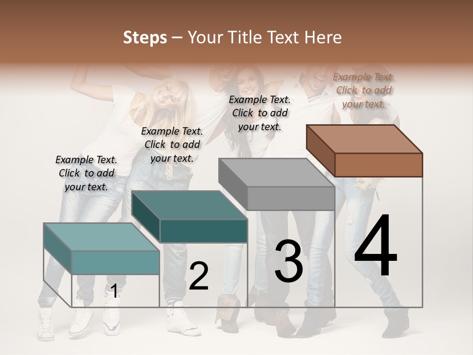 Walk Male Copy Space PowerPoint Template