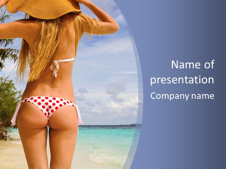 Pretty Relaxing Summer PowerPoint Template