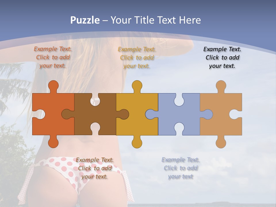 Pretty Relaxing Summer PowerPoint Template