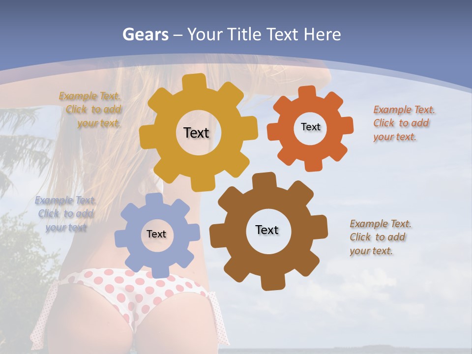 Pretty Relaxing Summer PowerPoint Template