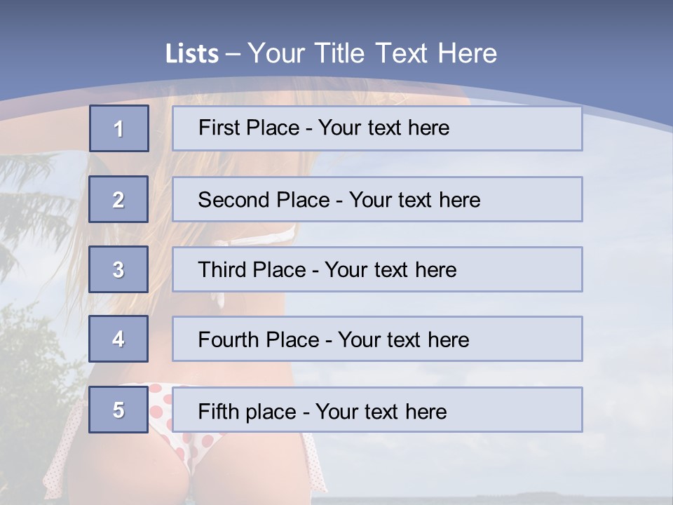 Pretty Relaxing Summer PowerPoint Template