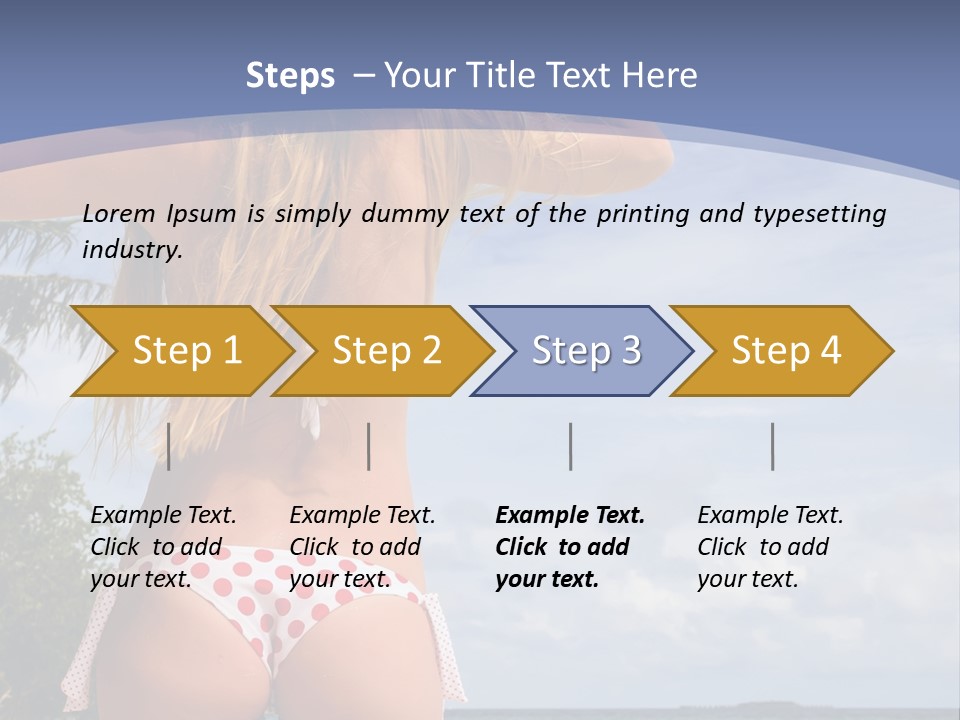 Pretty Relaxing Summer PowerPoint Template