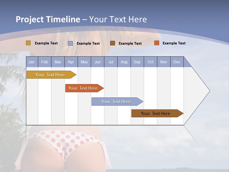 Pretty Relaxing Summer PowerPoint Template