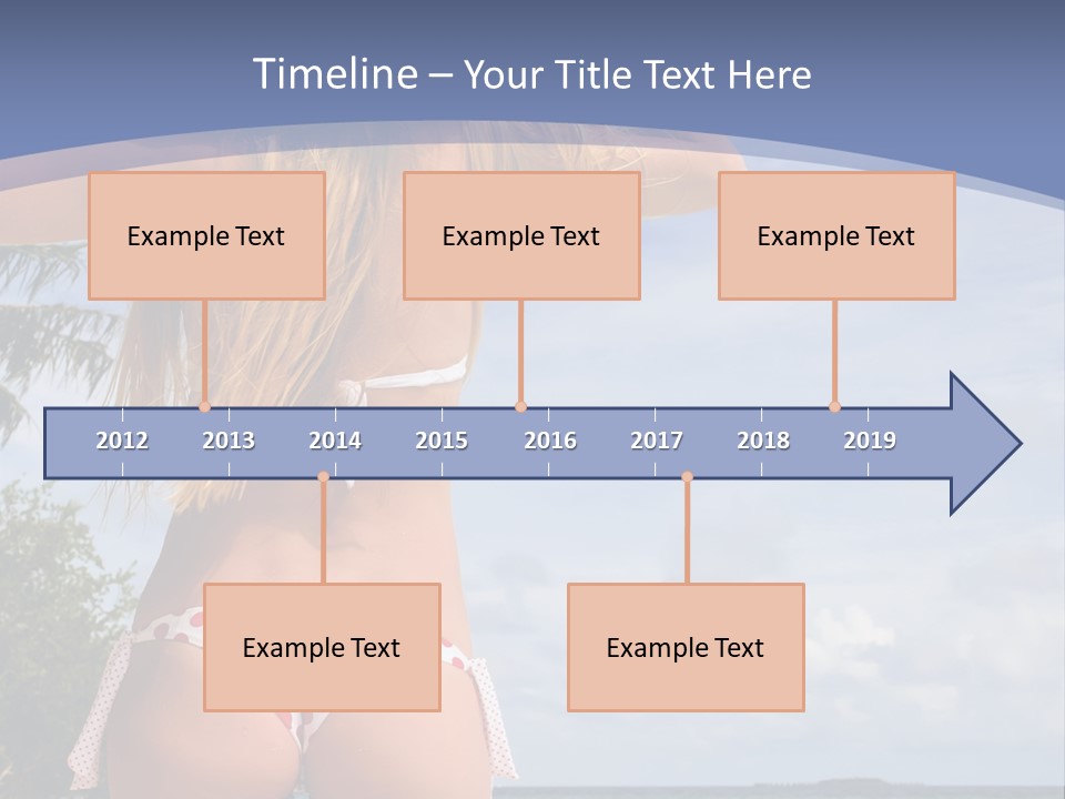 Pretty Relaxing Summer PowerPoint Template