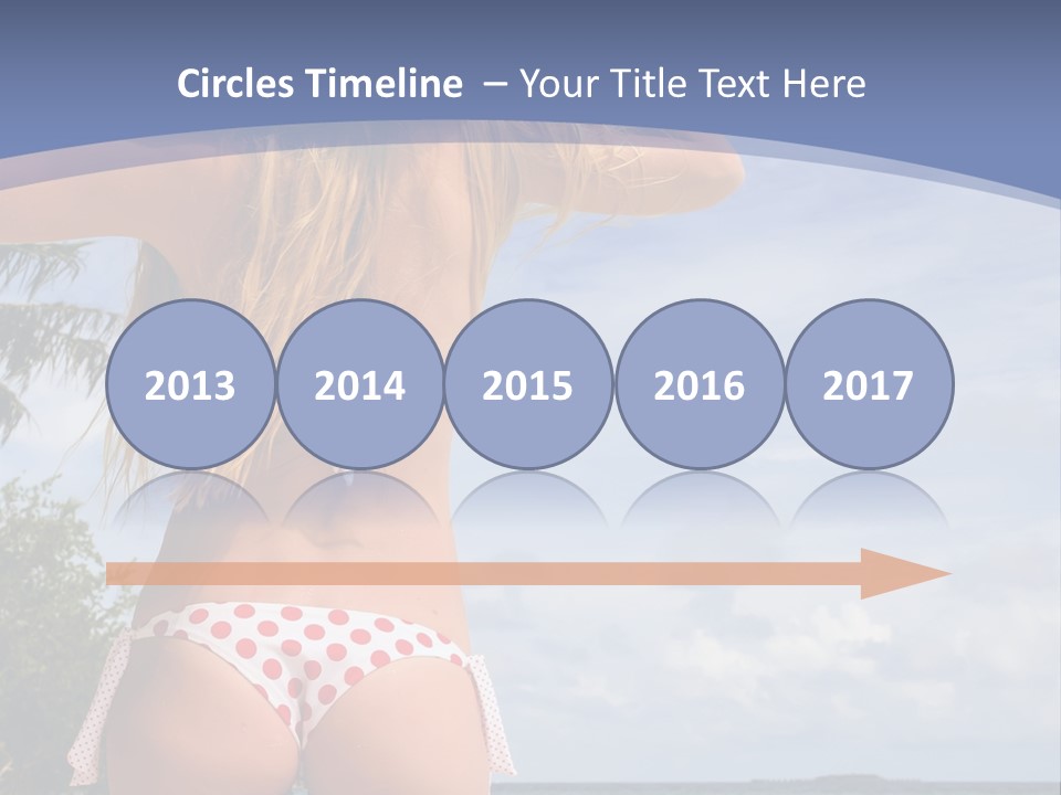 Pretty Relaxing Summer PowerPoint Template