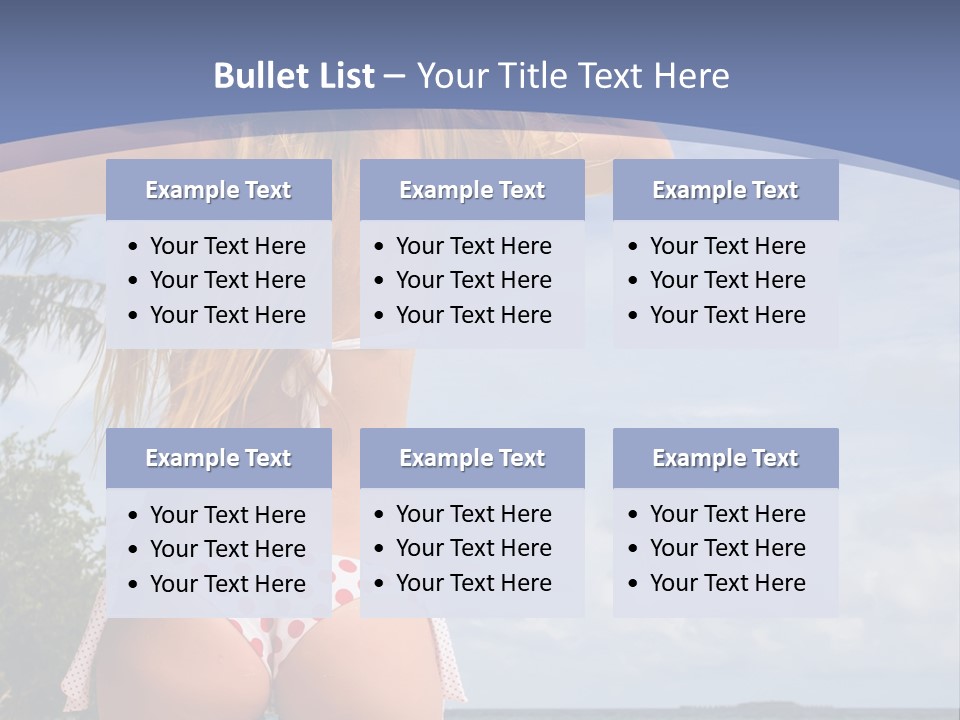 Pretty Relaxing Summer PowerPoint Template