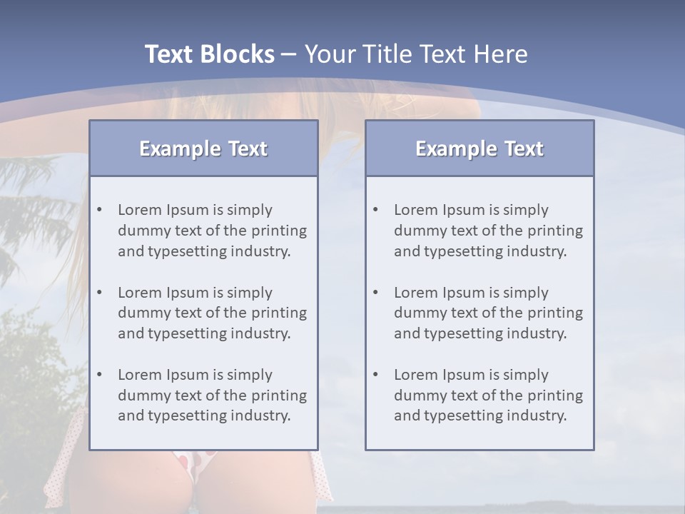 Pretty Relaxing Summer PowerPoint Template