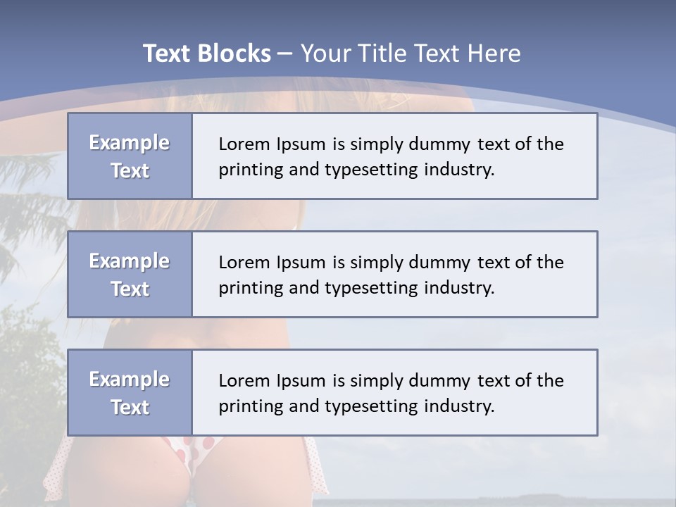 Pretty Relaxing Summer PowerPoint Template