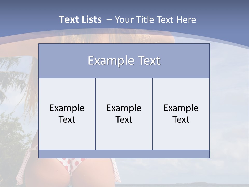 Pretty Relaxing Summer PowerPoint Template