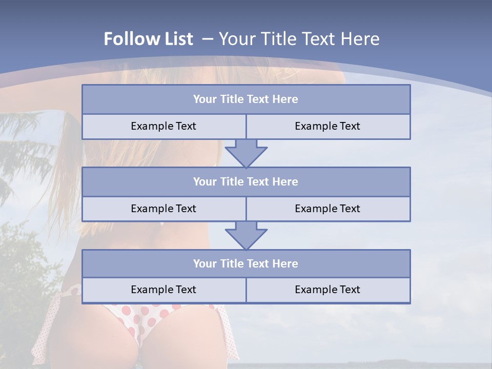 Pretty Relaxing Summer PowerPoint Template