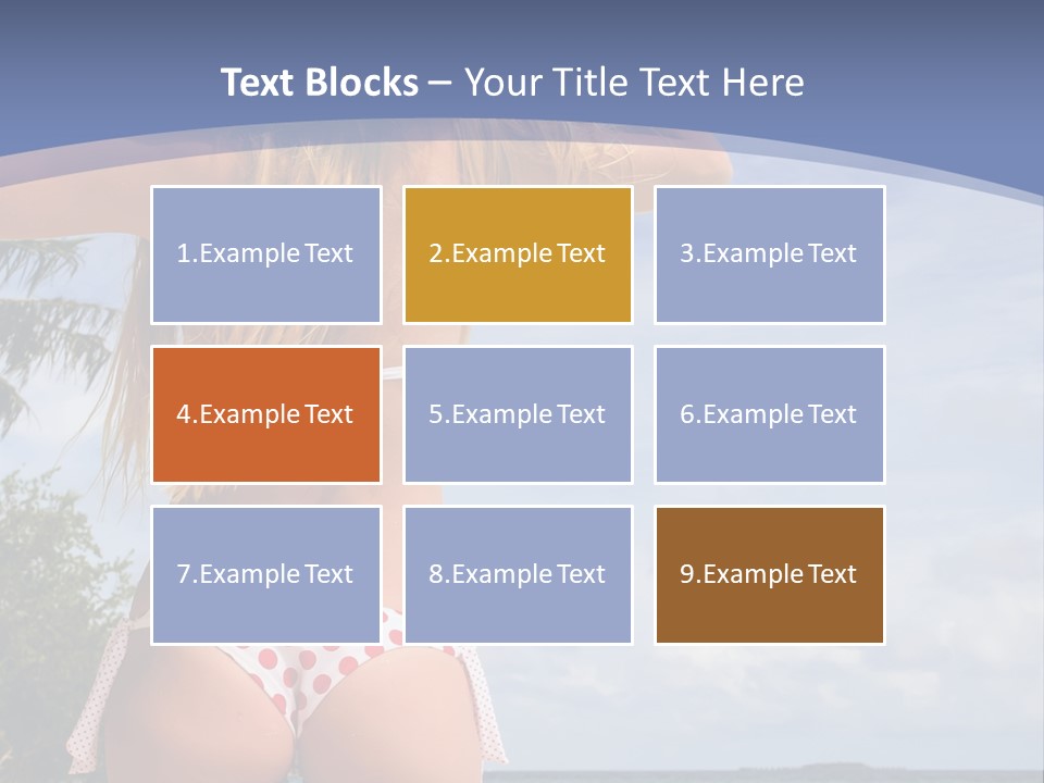 Pretty Relaxing Summer PowerPoint Template