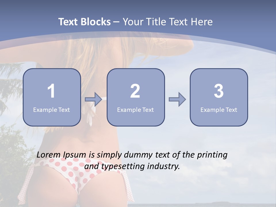Pretty Relaxing Summer PowerPoint Template