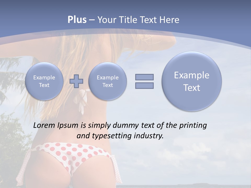 Pretty Relaxing Summer PowerPoint Template