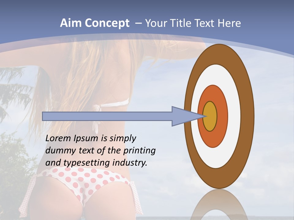 Pretty Relaxing Summer PowerPoint Template