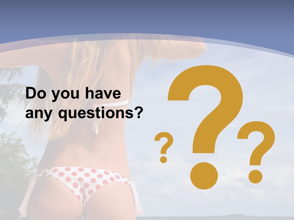 Pretty Relaxing Summer PowerPoint Template