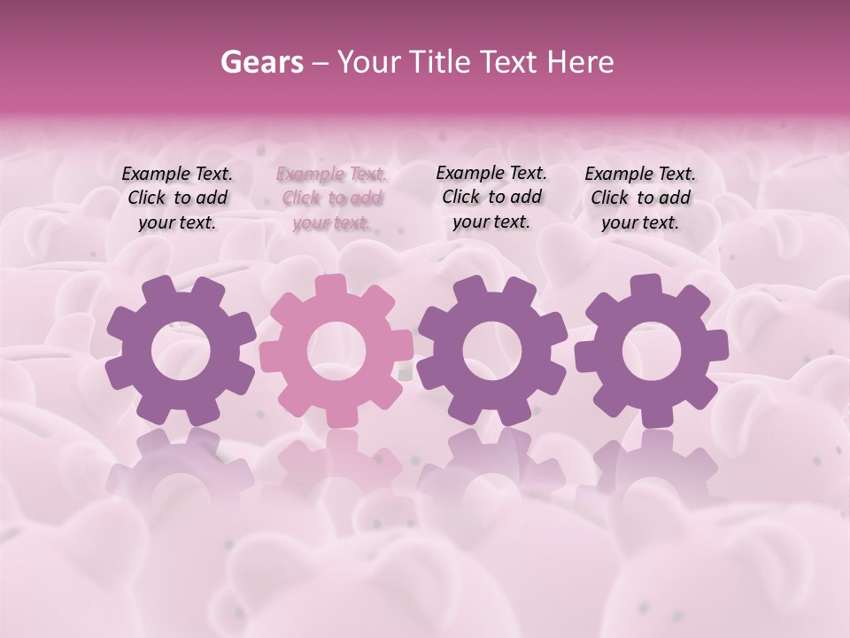 Currency Deposit Competition PowerPoint Template