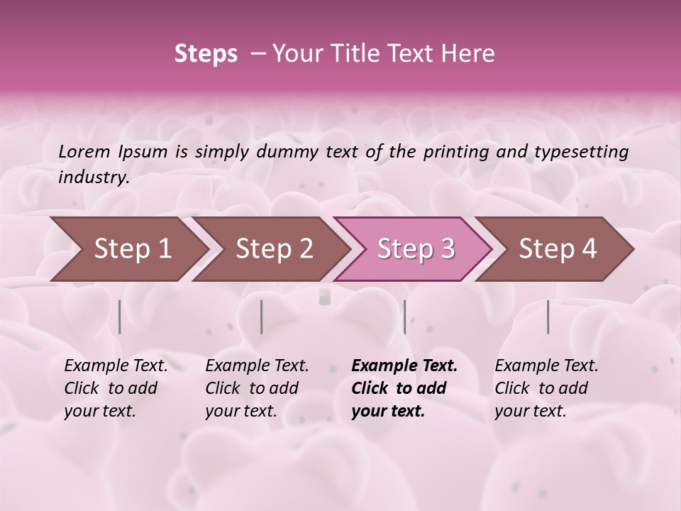 Currency Deposit Competition PowerPoint Template