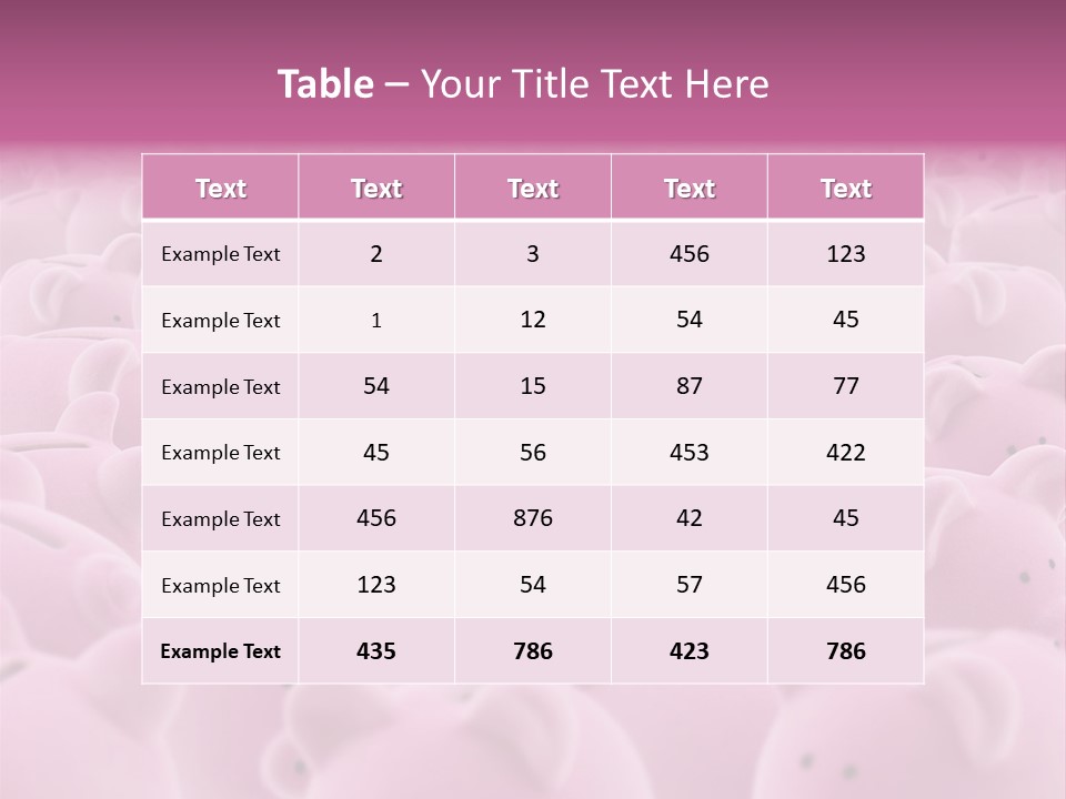 Currency Deposit Competition PowerPoint Template