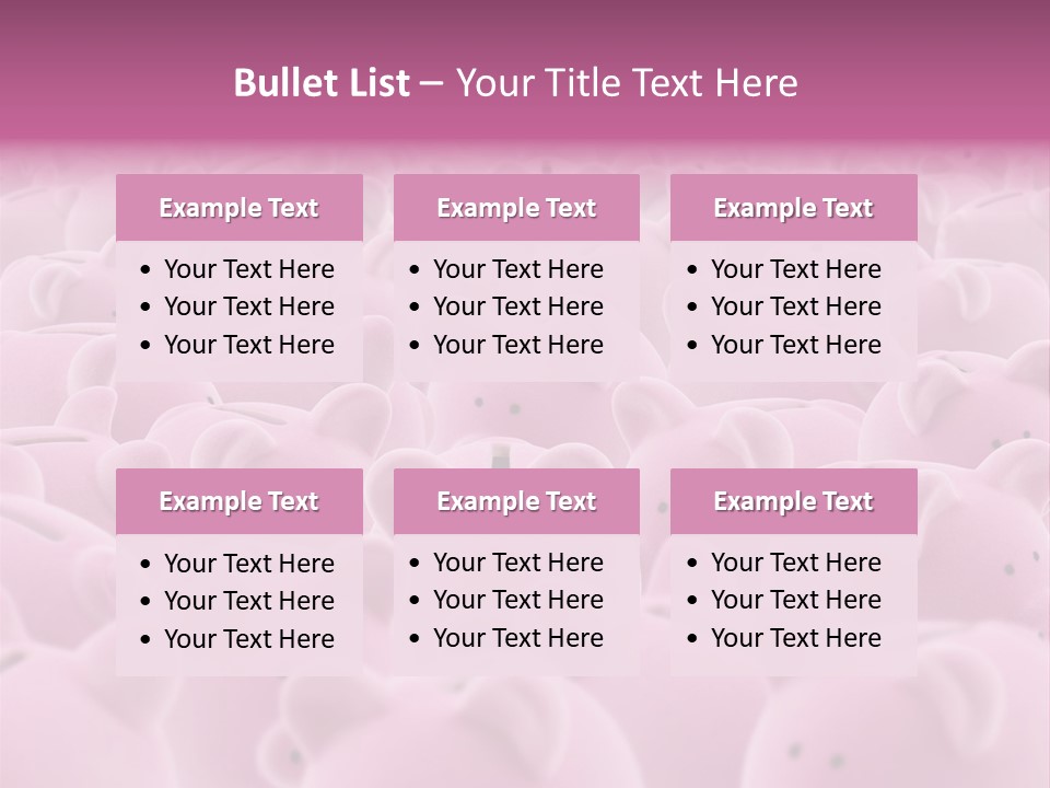 Currency Deposit Competition PowerPoint Template