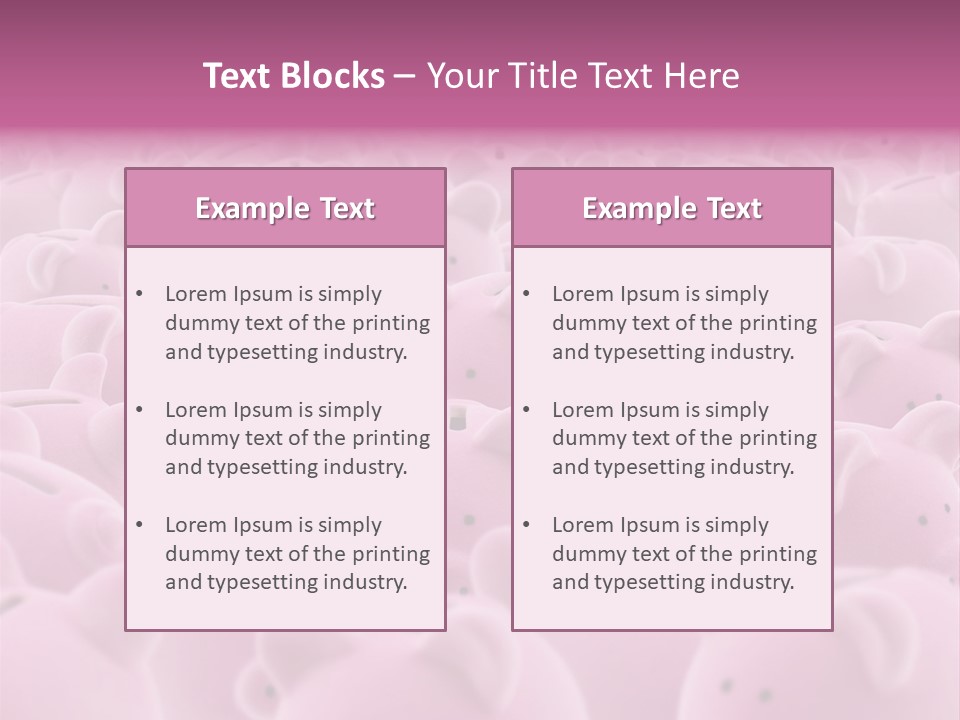 Currency Deposit Competition PowerPoint Template