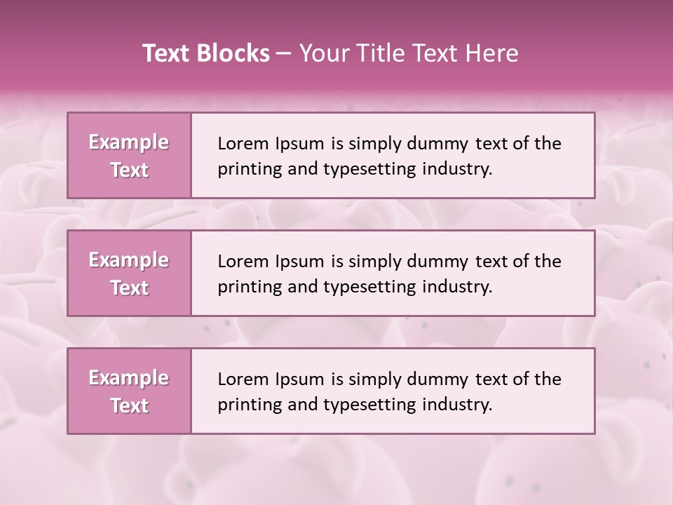 Currency Deposit Competition PowerPoint Template
