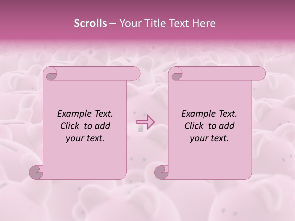 Currency Deposit Competition PowerPoint Template