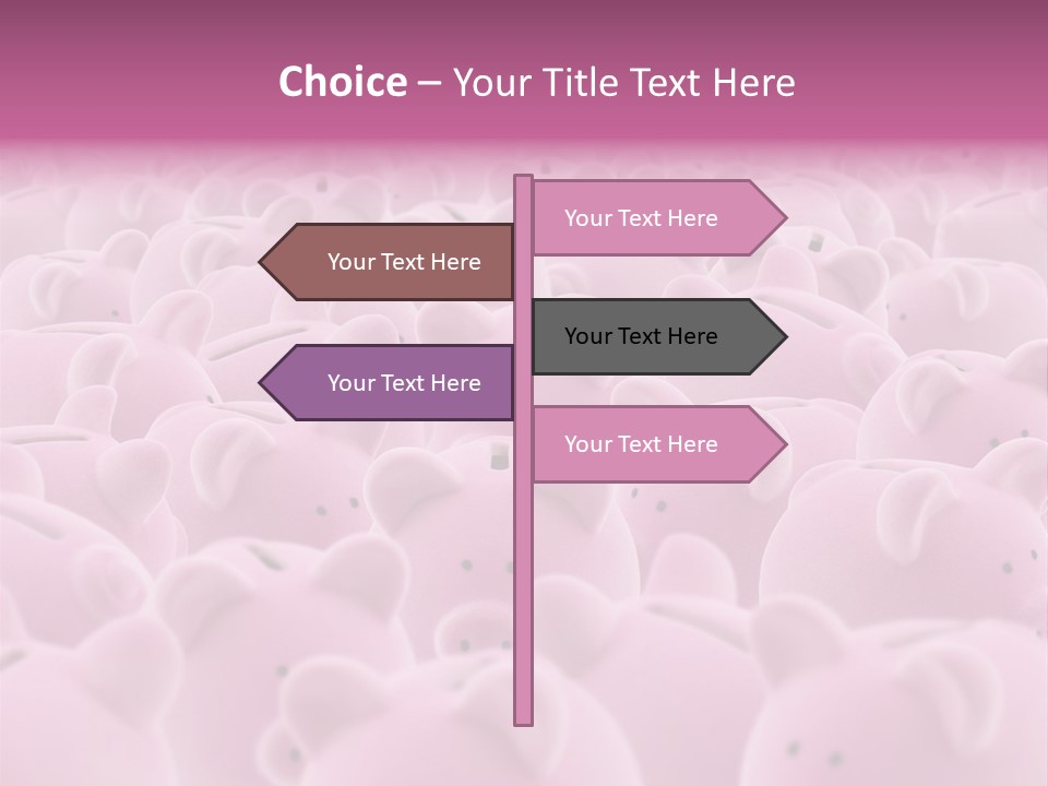 Currency Deposit Competition PowerPoint Template