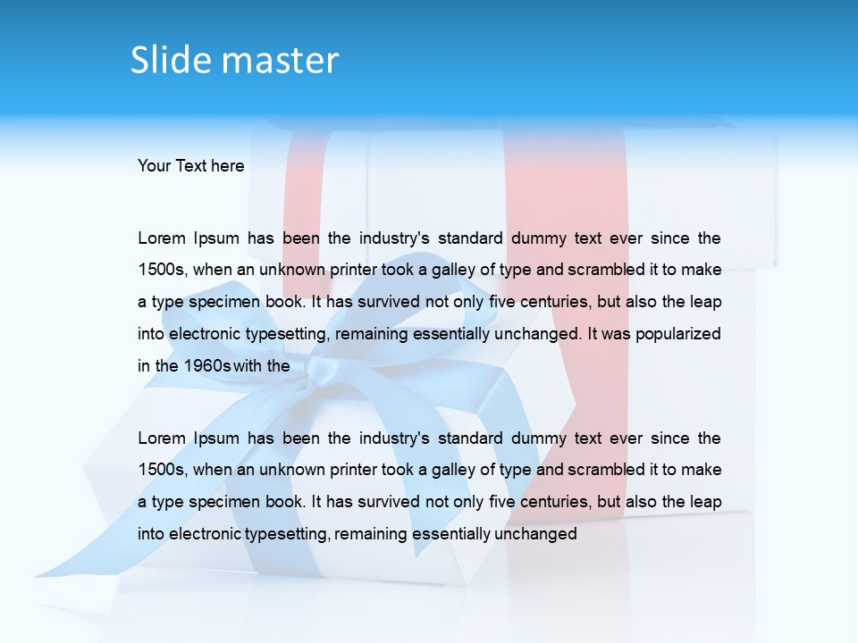 Tape Event Donative PowerPoint Template