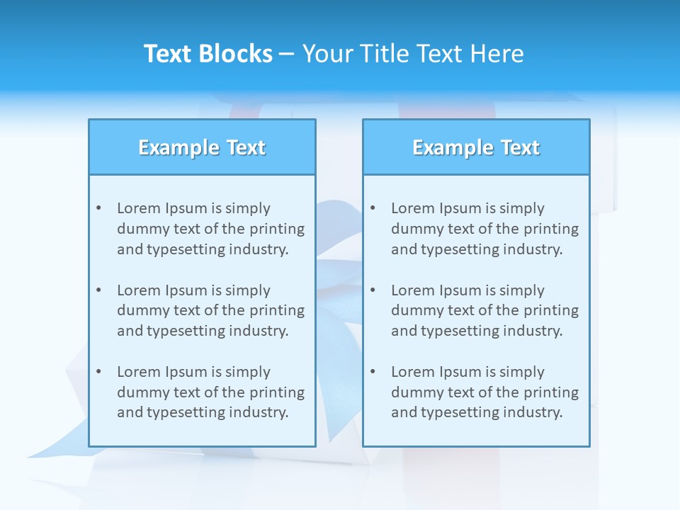 Tape Event Donative PowerPoint Template