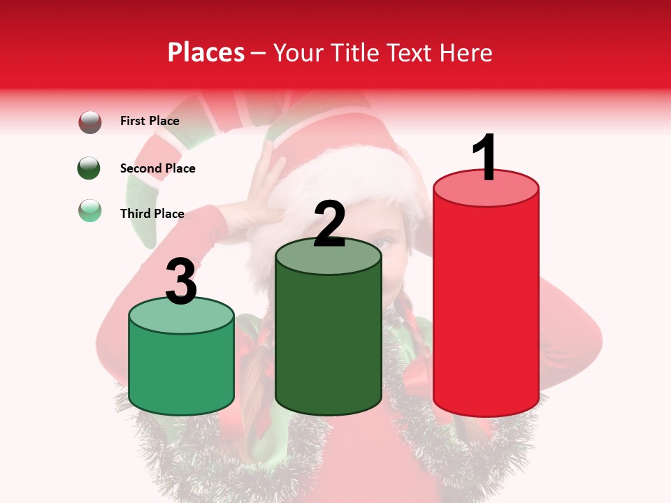 Hat Beautiful Merry PowerPoint Template