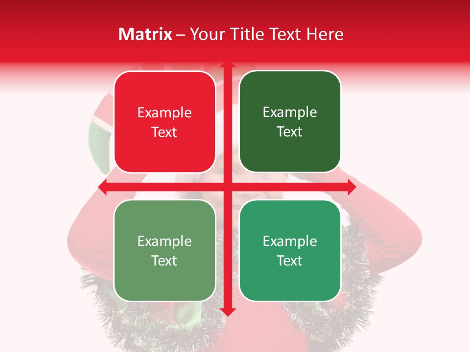 Hat Beautiful Merry PowerPoint Template