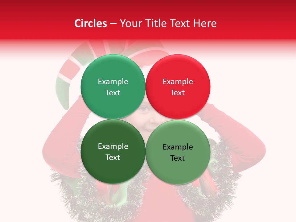 Hat Beautiful Merry PowerPoint Template