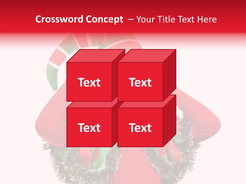 Hat Beautiful Merry PowerPoint Template