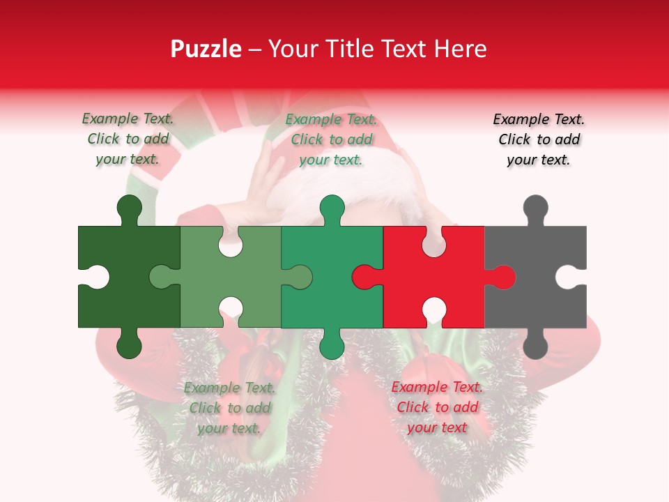Hat Beautiful Merry PowerPoint Template