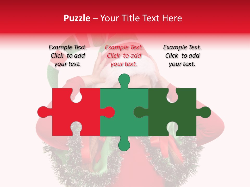 Hat Beautiful Merry PowerPoint Template