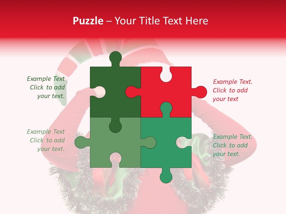 Hat Beautiful Merry PowerPoint Template