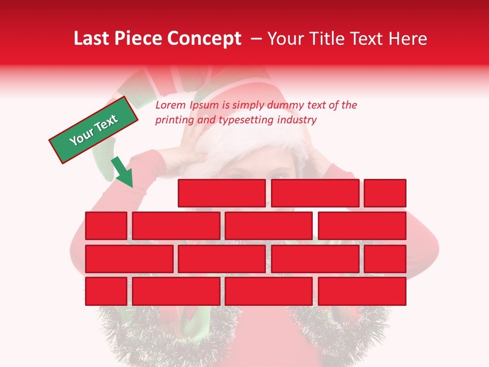 Hat Beautiful Merry PowerPoint Template