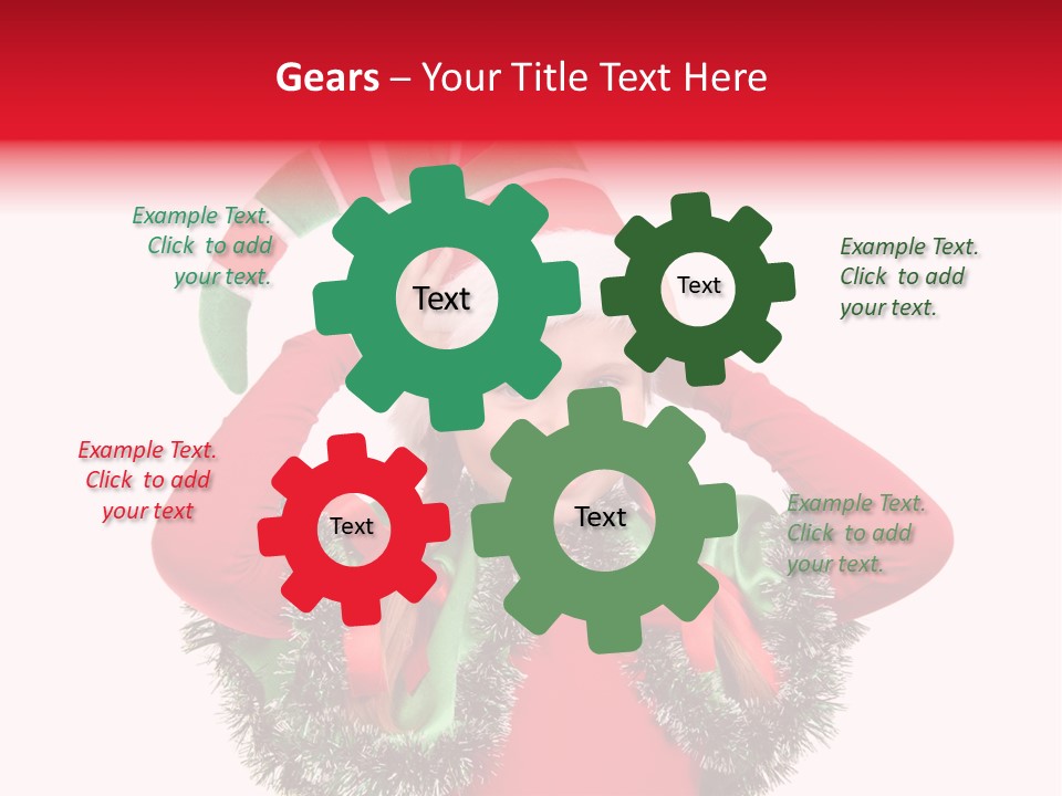 Hat Beautiful Merry PowerPoint Template