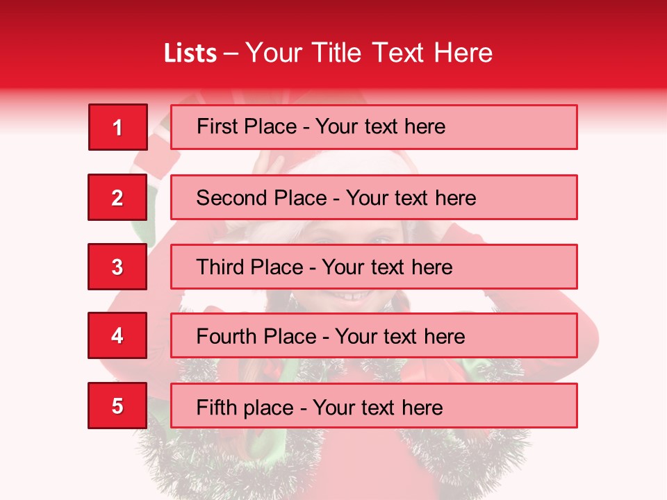 Hat Beautiful Merry PowerPoint Template