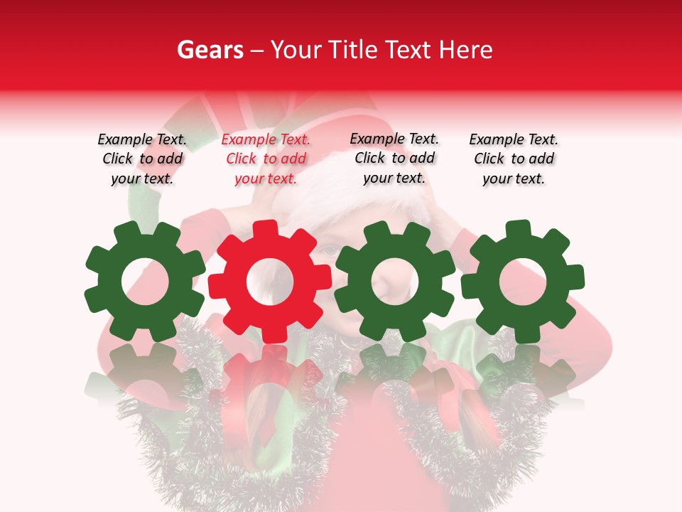 Hat Beautiful Merry PowerPoint Template