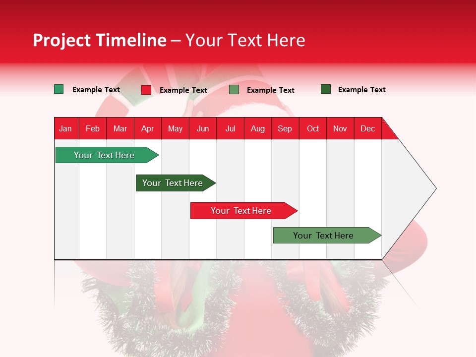 Hat Beautiful Merry PowerPoint Template