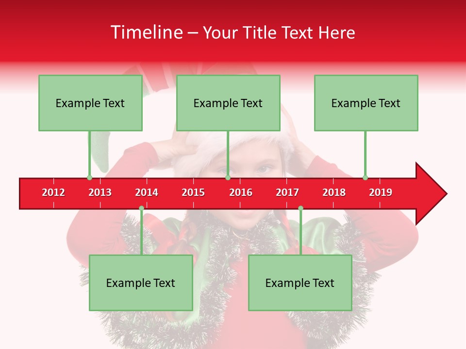 Hat Beautiful Merry PowerPoint Template