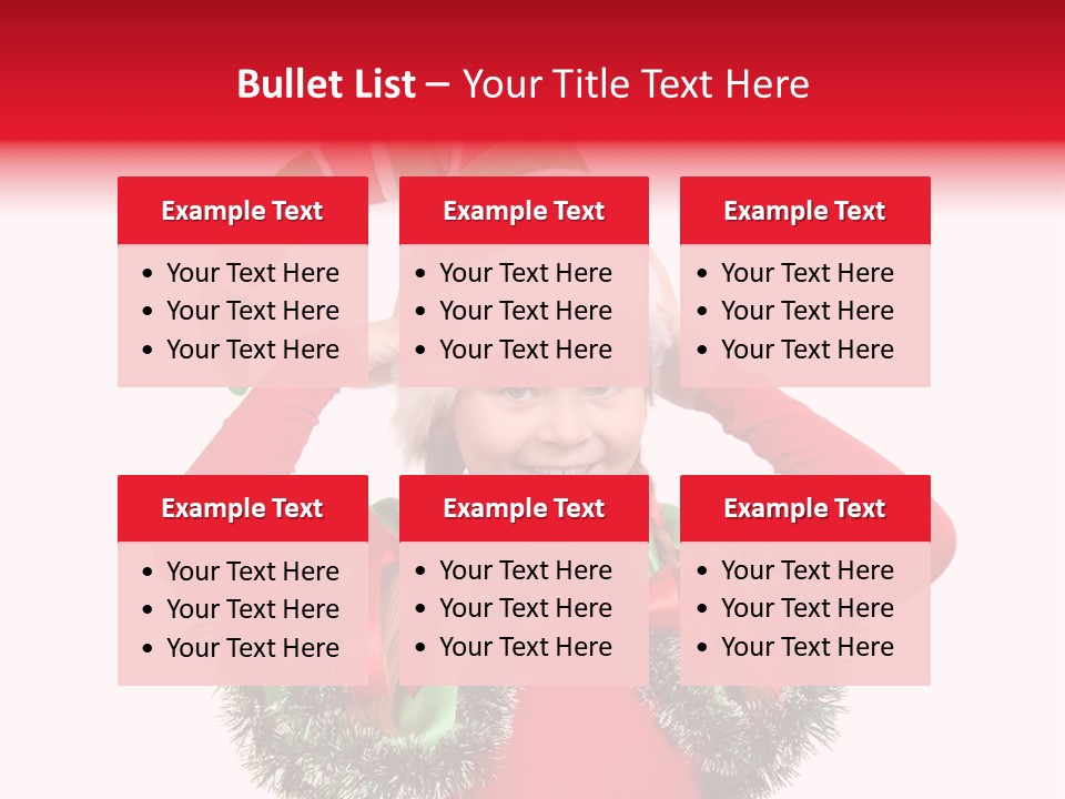 Hat Beautiful Merry PowerPoint Template