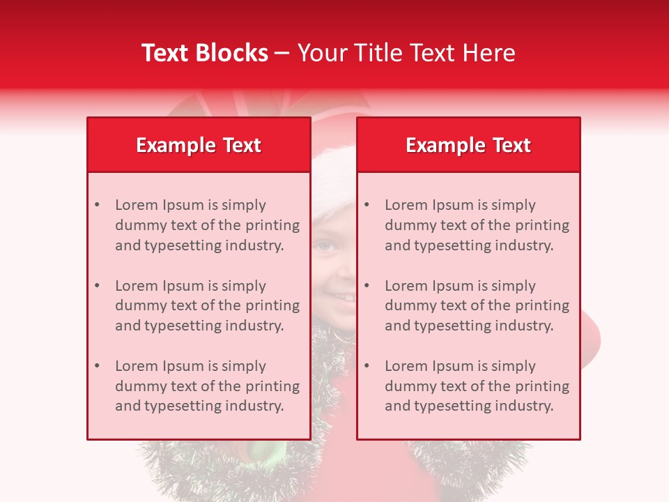 Hat Beautiful Merry PowerPoint Template