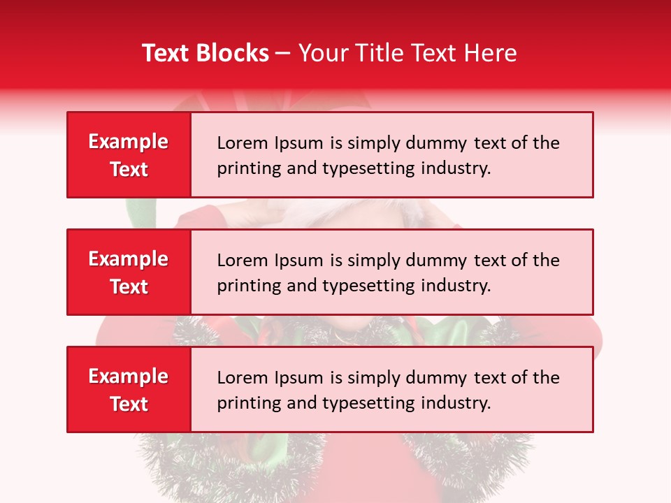 Hat Beautiful Merry PowerPoint Template